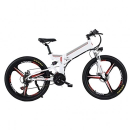 WuZhong Folding Electric Mountain Bike F Electric Bicycle Mountain Bike Foldable 48V Lithium Battery Bicycle Adult Double Battery Car Electric Car One Wheel