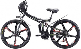 Fangfang Folding Electric Mountain Bike Fangfang Electric Bikes, 26'' Folding Electric Mountain Bike, 350W Electric Bike with 48V 8Ah / 13AH / 20AH Lithium-Ion Battery, Premium Full Suspension And 21 Speed Gears, 8AH, E-Bike (Color : 20ah)