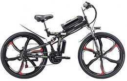 Fangfang Bike Fangfang Electric Bikes, 26'' Folding Electric Mountain Bike, Electric Bike with 48V 8Ah / 13AH / 20AH Lithium-Ion Battery, Premium Full Suspension And 21 Speed Gears, 350W Motor, E-Bike (Size : 8AH)