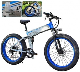 Fangfang Folding Electric Mountain Bike Fangfang Electric Bikes, Foldable Electric Bike Three Work Modes Lightweight Aluminum Alloy Folding Bicycles 350W 36V with Rear-Shock Absorber for Adults City Commuting, E-Bike