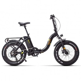 FJNS Folding Electric Mountain Bike FJNS Electric Mountain Bike 48V 13Ah Folding Electric Bicycle with Removable Battery and LCD Display, Foldable Electric Bike 20 inch 4.0 widened tire beach ebike 25-40km / h - 400W, Picture2