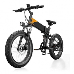 FZYE Bike FZYE 20 inch Electric Bikes mountain, aluminum alloy Fat tire Bicycle 48V Lithium battery 7 speed