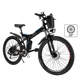GJJSZ 26'' Electric Mountain Bike with Removable Large Capacity Lithium-Ion Battery (36V 250W),for Adults Electric Bike 21 Speed Gear And Three Working Modes