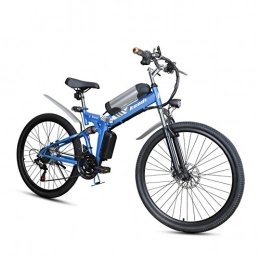 GTYW Bike GTYW, Electric, Folding, Bicycle, Mountain, Adult Moped, Mountain Electric Car, 26-inch Smart Electric Car, 36V 250W, Rear Engine, 110km Long Battery Life, Lithium-ion Battery, Blue-36V / 250W