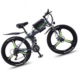 HAOYF Bike HAOYF 26'' Electric Mountain Bike, Removable Large Capacity Lithium-Ion Battery (36V 350W), Electric Bike 27 Speed Gear, 3 Working Modes, Front Fork Shock Absorption, Gray, One Piece Wheel