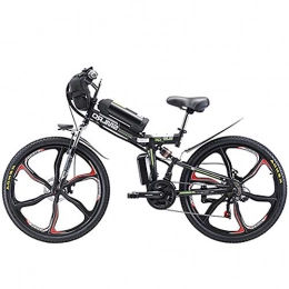 HAOYF Bike HAOYF Folding Electric Bike - 350W / 48V High-Strength Carbon Steel Mountain E-Bike - 26 Inch Wheels, Pedal Assist Unisex Bicycle, for Outdoor Cycling Work Out, 250KM