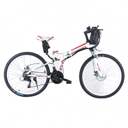 Heatile Folding Electric Mountain Bike Heatile Collapsible Electric Bicycle Power cycling 50KM 36V 8AH lithium battery Comfortable shock absorption 250W Brushless Motor Suitable for work fitness cycling outing