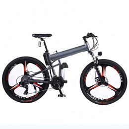 HLeoz 26'' Electric Mountain Bike, Electric Bicycle Removable Large Capacity Lithium-Ion Battery (36V 350W) Electric Bike 27 Speed Three Working Modes,Gray,UE