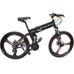 Hokaime Electric Bicycle, Foldable Electric Mountain Bike, 48V 350W Rear Engine Electric Bicycle, Mechanical Disc Brake