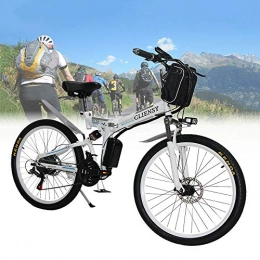 Huaatiear 24'' Electric Mountain Bike Removable Large Capacity Lithium-Ion Battery (48V 350W), Front And Rear Mechanical Disc Brakes - Electric Bike 21 Speed Gear Three Working Modes