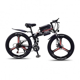 Hyuhome Bike Hyuhome Electric Mountain Bikes for Adults, Foldable MTB Ebikes for Men Women Ladies, 360W 36V 8 / 10 / 13AH All Terrain 26" Mountain Bike / Commute Ebike, black one wheel, 10AH