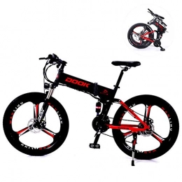 JFSKD Bike JFSKD Electric Mountain Bikes, 26 Inch 27 Speed Folding Mountain Electric Lithium Battery Aluminum Alloy Light And Convenient To Drive Off-Road Vehicles Suitable for Men And Women, B