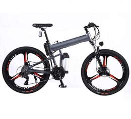 JXH Bike JXH 27 Speed Electric Mountain Bike, 250W 26'' Electric Bicycle with Removable 48V 14Ah Lithium-Ion Battery, Disc Brake Three Working Modes