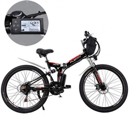 kaige Electric Mountain Bikes,24 Inch Removable Lithium Battery Mountain Electric Folding Bicycle with Hanging Bag Three Riding Modes Suitable for Men And Women,Size:18ah/864Wh,Colour:A 5-27 WKY
