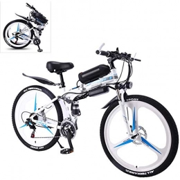 KOWE Bike KOWE Electric Bike, 26Inch Folding Electric Bicycle with Dual Disc Brakes, 36V / 10Ah Removable Lithium-Ion Battery, 350W Brushless Gear Motor