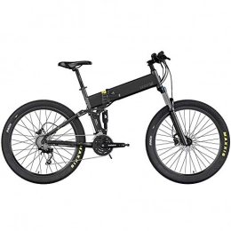 Legend eBikes Unisex's Etna Smart 10,4Ah Folding Electric Mountain Bike for Adult, Onyx Black, 36V 10.4Ah (374.4Wh) Battery