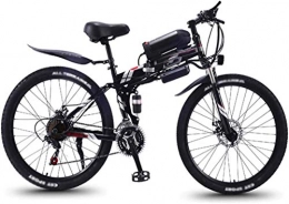 Leifeng Tower Folding Electric Mountain Bike Leifeng Tower High-speed 26 inch Folding Electric Bikes, 36V13Ah 350W Mountain snow Bikes Bicycle Sports Outdoor (Color : Black)