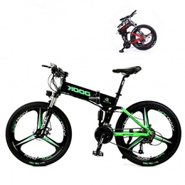LEILEI Folding Electric Mountain Bike LEILEI 26 Inch Electric Mountain Bikes 27 Speed Folding Mountain Electric Lithium Battery Aluminum Alloy Light And Convenient To Drive Off-Road Vehicles Suitable for Men And Women