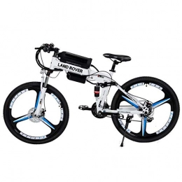 Link Co Electric Mountain Bike 26 Inch Folding E-Bike 36V 12A Premium Full Suspension And Shimano 21 Speed