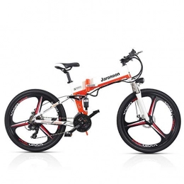 LP-LLL Folding Electric Mountain Bike LP-LLL Electric Bikes - 26 inch Electric Mountain Bike Dual Suspension48V*350W 21 Speed Folding Bicycle With LCD Display 5 Pedal Assist