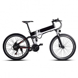 LQH Folding Electric Mountain Bike LQH Folding electric bike electric bicycles for adults 26 inches, with the rear seat 48V 500W power lithium-ion batteries and the motor 21 speed