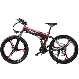 LXLTLB Folding Electric Mountain Bike LXLTLB Electric Mountain Bike 26 Inch Adult Folding E-bike 48V 10AH Lithium-Ion Battery Mountain Cycling Bicycle 27 Speed Off-Road Damping