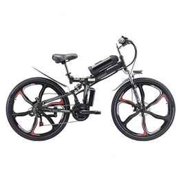 LZMXMYS Bike LZMXMYS electric bike, 26'' Folding Electric Mountain Bike, Electric Bike with 48V 8Ah / 13AH / 20AH Lithium-Ion Battery, Premium Full Suspension And 21 Speed Gears, 350W Motor (Size : 20AH)