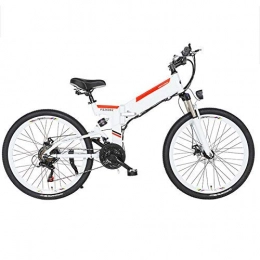 LZMXMYS Folding Electric Mountain Bike LZMXMYS electric bike, Electric Bike Folding Electric Mountain Bike with 24" Super Lightweight Aluminum Alloy Electric Bicycle, Premium Full Suspension And 21 Speed Gears, 350 Motor