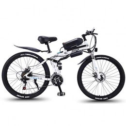 LZMXMYS Bike LZMXMYS electric bike26 in Folding Electric Bike for Adults Mountain E-Bike with 350W Motor 21 Speeds High-Carbon Steel Double Disc Brake City Bicycle for Commuting, Short Trip
