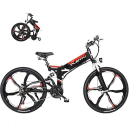 LZMXMYS Bike LZMXMYS electric bikeElectric Bikes for Adults 26" Folding Electric Bike 3-Mode 21-Speed Mountain Ebike with 350W Motor And LCD Meter Folding E-Bike MAX 24Mph Load Bearing 300Lb Easy To Travel