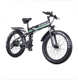 Mountain bike lithium battery transportation Moped 26 inch folding electric moped 4.0 tire electric snow bike 48v12.8ah battery removable motor 1000w
