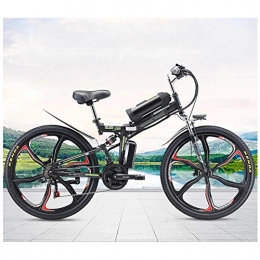 MXYPF Electric Mountain Bike,26-inch Electric Bicycle 350w-48v/12ah Lithium Battery-lightweight High Carbon Steel Foldable Frame-disc Brake-21 speeds
