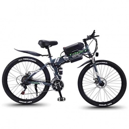 MXYPF Folding Electric Mountain Bike MXYPF Electric Mountain Bike, 350w Brushless Motor-36v Power Grade Lithium Battery-High Carbon Steel Folding Frame-26 Inch Electric Bicycle-Suitable For Commuters And Students