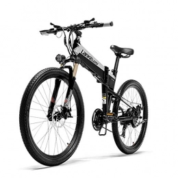 MXYPF Folding Electric Mountain Bike MXYPF Electric Mountain Bike, 400W brushless motor-48v / 10.5ah lithium battery- Aluminum alloy foldable frame-26 inch electric bicycle, all terrain