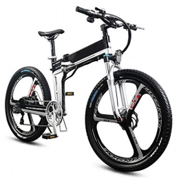 MXYPF Folding Electric Mountain Bike MXYPF Electric Mountain Bike, Endurance Kilometers 70~90km, 48v High-efficiency Lithium Battery-aluminum Alloy Folding Frame-400w-26 Inch Off-road Electric Bicycle