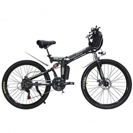 N / A Folding Electric Mountain Bike N / A Folding Electric Bike for Adults Urban Commuter E-bike City Bicycle 1000w Motor and 48v 13ah Lithium Battery Max Speed 35 Km / h Load Capacity 150 Kg Full Shock Absorber, Blue48V13AH, Black48.