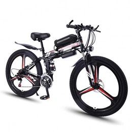 NYPB Folding Electric Mountain Bike NYPB Electric Bike Foldable, E Bikes For Adults with 350W Motor 36V 8 / 10 / 13Ah Rechargeable Lithium Battery Double Disc Brake Unisex Bicycle Outdoor Cycling Travel Commuting, gray B, 36V 13AH