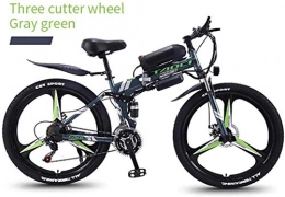 PARTAS Folding Electric Mountain Bike PARTAS Sightseeing / Commuting Tool - Electric Mountain Bike, 350W 26 Inch City Bike With 36V Hidden Battery And Disc Brake 21 Speed Gear And Three Working Modes Electric Bicycle (Color : Black)