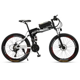 PrimaevalColossus Bike PrimaevalColossus Electric Mountain Bike wiht Removable Lithium Battery E-Bike Adult Motor Powered Mountain Bicycle 21 Speed Integrated Wheel Ebike, White