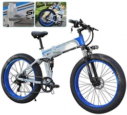 PIAOLING Bike Profession Folding Electric Bike for Adults 7 Speed Shift Mountain Bike 26-Inch Spoke Wheels Mountain Electric Bicycle MTB Dual Suspension Bicycle 350W Watt Motor for City Outdoor Travel Work Out Inve