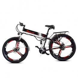 Qinmo Bike Qinmo Electric bicycle, Electric Mountain Bike Foldable, 26 Inch Adult Electric Bicycle, Motor 350W, 48V 10.4Ah Rechargeable Lithium Battery, Seat Adjustable, Portable Folding Bicycle, Cruise Mode