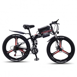 Qinmo Bike Qinmo Electric Bikes for Adult, Magnesium Alloy Ebikes Bicycles All Terrain, 26" 36V 350W 8 / 10 / 13Ah Removable Lithium-Ion Battery Mountain Ebike (Color : 21 speed, Size : 8ah)
