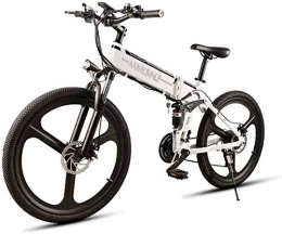 RDJM Bike RDJM Ebikes, Electric Bike Mountain Bike 26 Inch E-Bike Electric Bike Folding Bikes 21 Gear Derailleur 350W 48V 10.4AH Removable Battery 25-35km / h