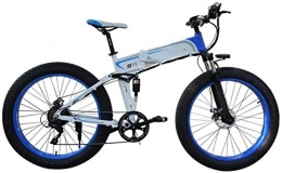 RVTYR Folding Electric Mountain Bike RVTYR 26 inch 2020 most popular electric bicycle fat tire 48v electric bicycle foldable fat tire electric bicycle hybrid bikes mens (Color : 36V10AH350W)
