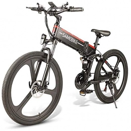electric bicycle Bike SAMEBIKE LO26 Electric Mountain Bike, Folding Ebike 350W 48V 10AH 21 Speed Magnesium Alloy Rim for Adult