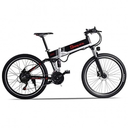 Sheng mi lo Bike Sheng mi lo M80 500W 48V12.8AH Electric Mountain Bike Full Suspension (500w + Spare Battery)