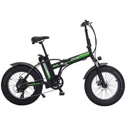 Shengmilo Bike SHENGMILO MX20 20 Inch Electric Snow Bike, 4.0 Fat Tire, 48V 15Ah Powerful Lithium Battery, Power Assist Bicycle, Mountain Bike (Black, 15Ah)