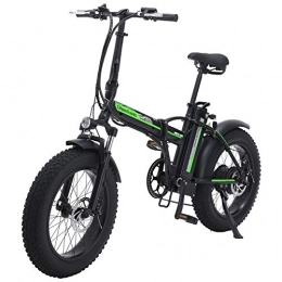 Shengmilo Bike Shengmilo MX20 Electric Bicycle, Folding Electric Bicycle, Fat Tire Ebike, 48V 15AH, 500W (Black)