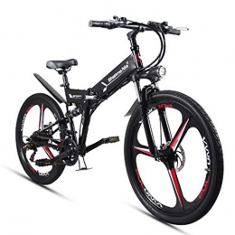 suyanouz Folding Electric Mountain Bike suyanouz Electric Vehicle Folding Electric Mountain Bike 48V Lithium Battery Bicycle Electric Bicycle 26 Inch Adult Battery Car