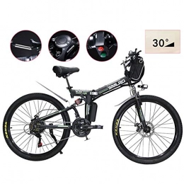 TANCEQI Bike TANCEQI Electric Mountain Bike 26" Wheel Folding Ebike LED Display 21 Speed Electric Bicycle Commute Ebike 500W Motor, Three Modes Riding Assist, Portable Easy To Store for Adult, Black